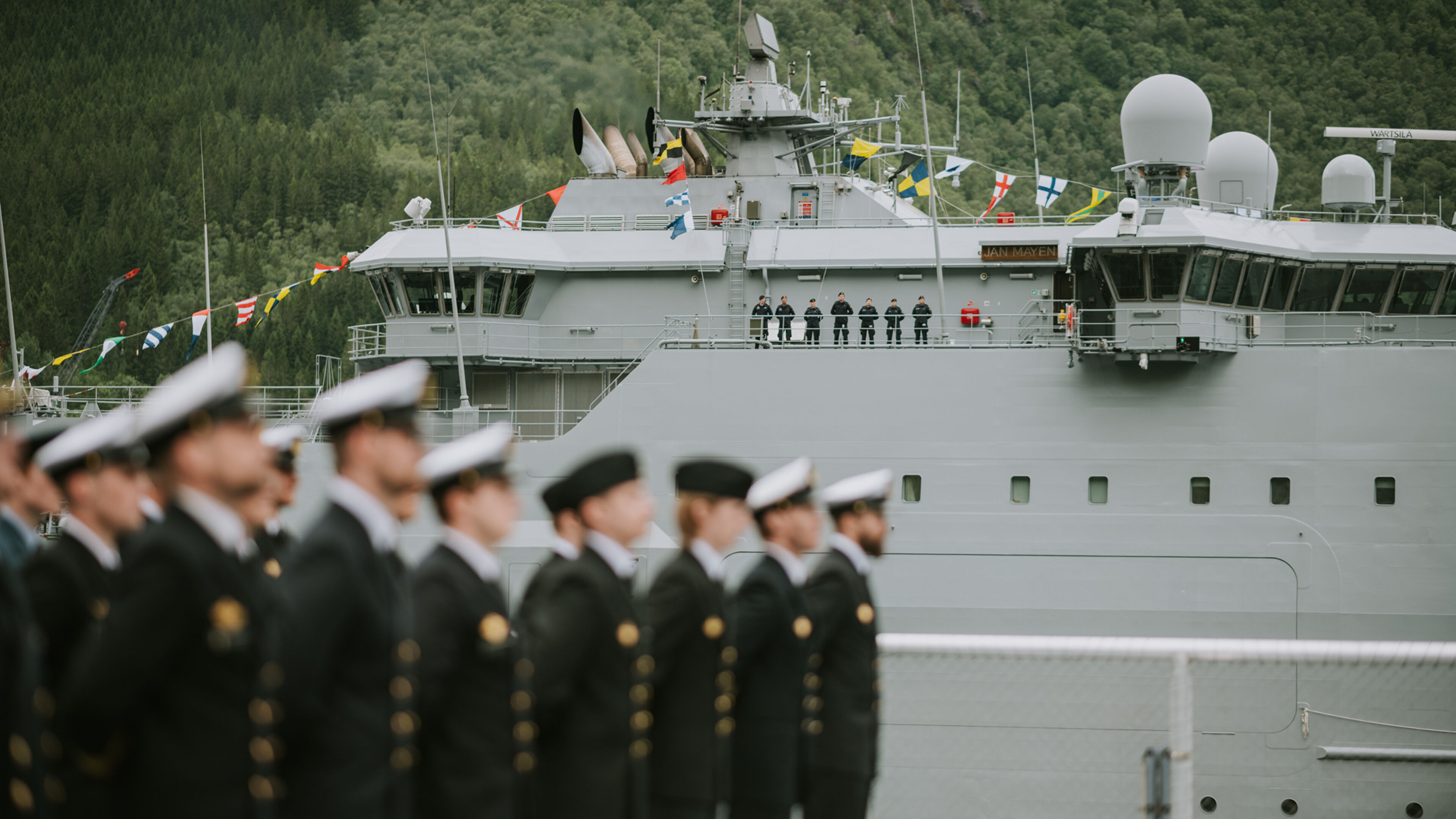 Naming ceremony for the coast guard vessel KV Hopen - VARD